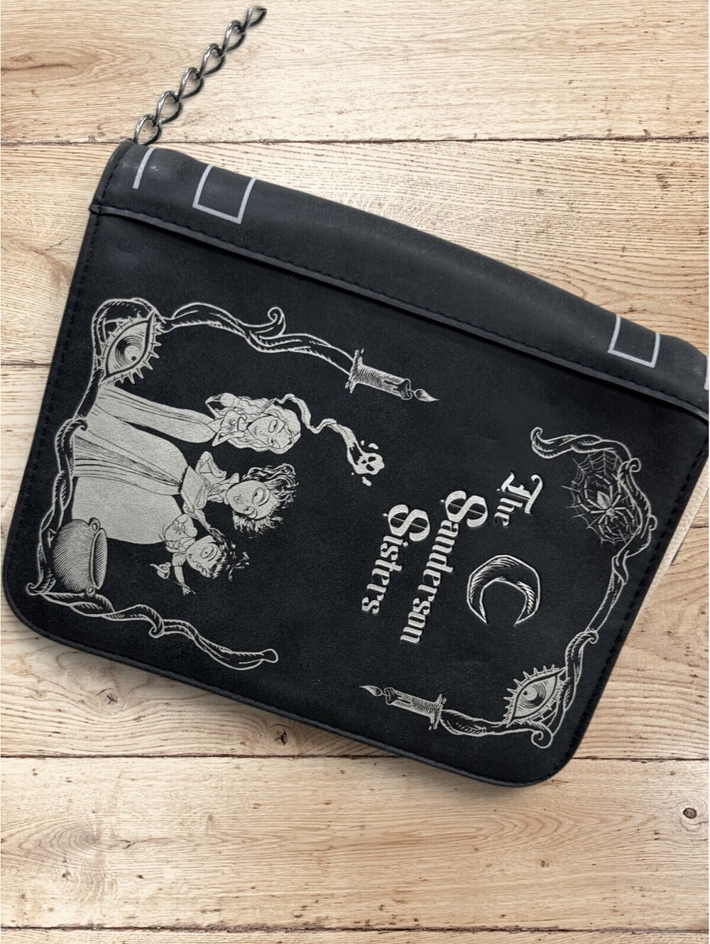 Disney Hocus Pocus Sanderson Sisters Gothic Witchy Book Crossbody Purse